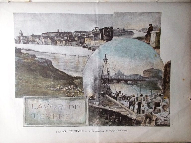 La Tribuna Illustrata 9 Febbraio 1890 Lavori Tevere Delagoa Processo …