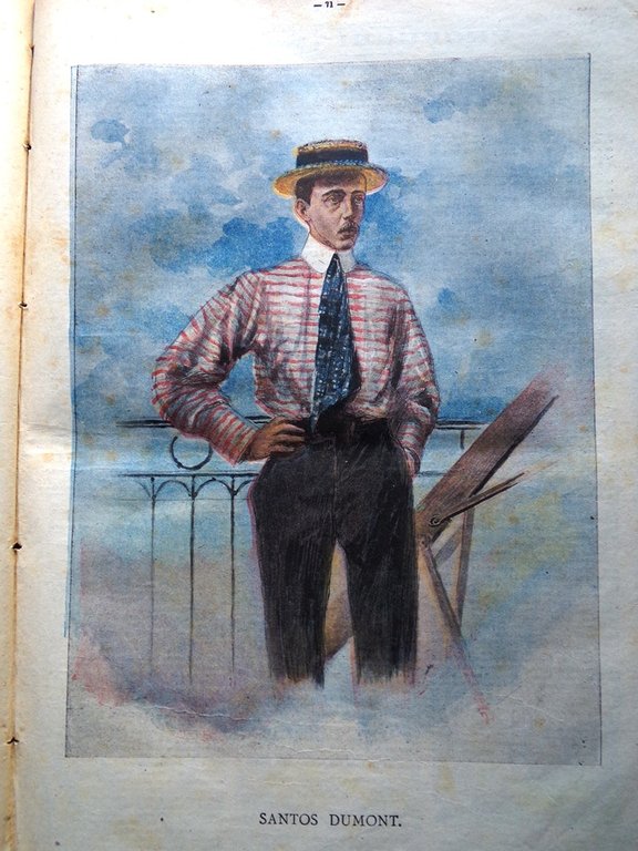 La Tribuna Illustrata 9 Febbraio 1902 Santos Dumont Teatro Rovigo …