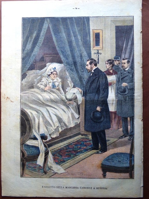 La Tribuna Illustrata 9 Febbraio 1902 Santos Dumont Teatro Rovigo …