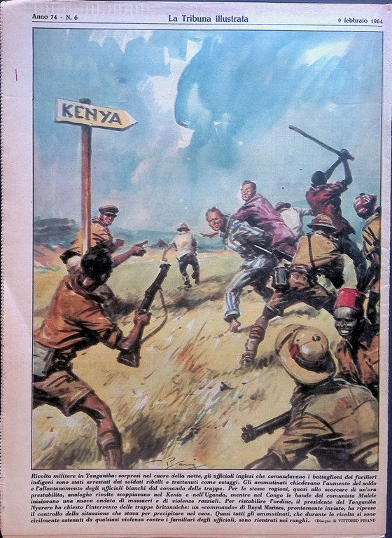 La Tribuna Illustrata 9 Febbraio 1964 Allen Playboy Ciangottini Galilei …