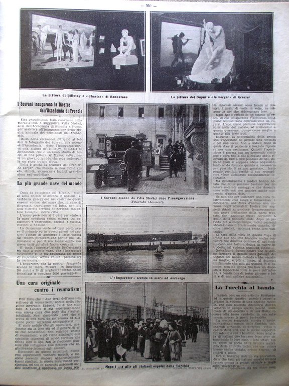 La Tribuna Illustrata 9 Giugno 1912 Harakiri Sciopero di Londra …
