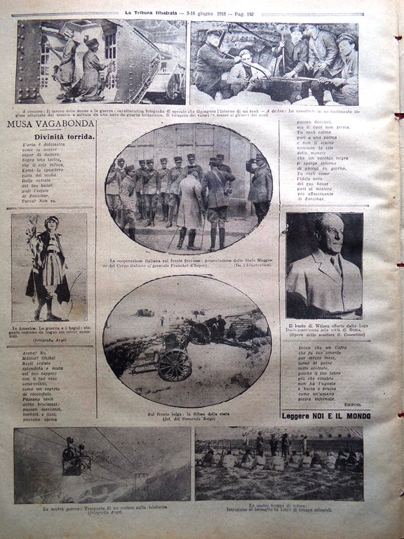 La Tribuna Illustrata 9 Giugno 1918 WW1 Quadro Pizio Cecoslovacchi … | Immagine Gallery 4