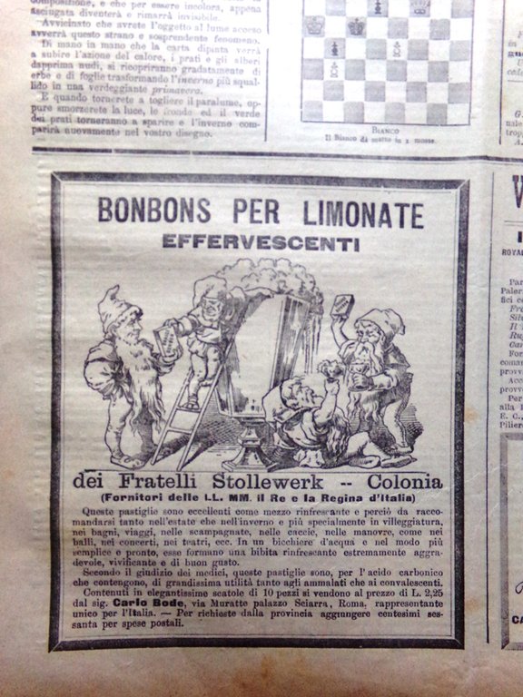 La Tribuna Illustrata 9 Luglio 1893 Papa Leone Spiritismo Delinquenza …