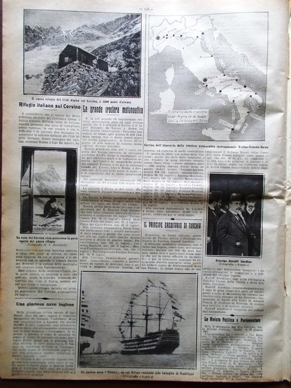 La Tribuna Illustrata 9 Luglio 1911 Clotilde Congresso Femminile Pollet …