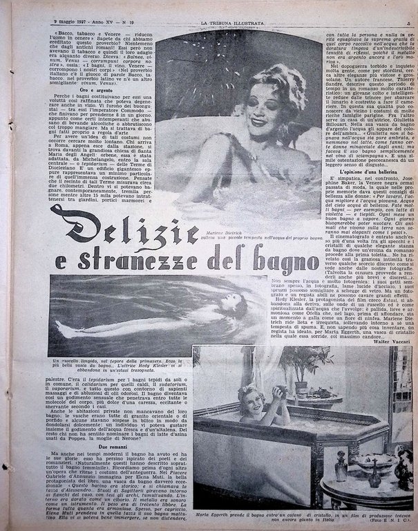 La Tribuna Illustrata 9 Maggio 1937 Candele Costa Brava Metropoli …