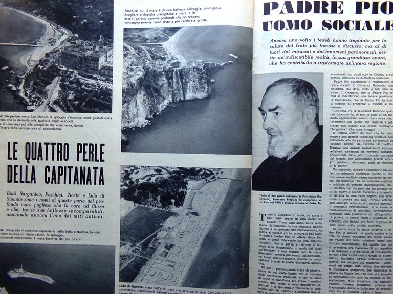 La Tribuna Illustrata 9 Maggio 1965 Padre Pio Diamanti Fiera …