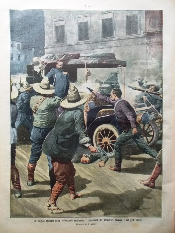 La Tribuna Illustrata 9 Marzo 1913 Madero Monaci Devonshire Ovindoli …