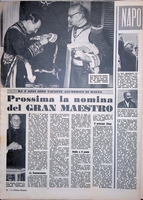 La Tribuna Illustrata 9 Marzo 1958 Cuba Manuel Fangio Enrico …