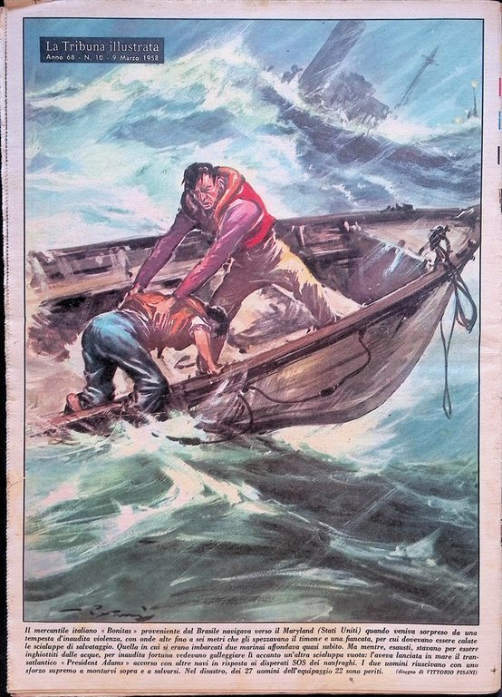 La Tribuna Illustrata 9 Marzo 1958 Cuba Manuel Fangio Enrico …