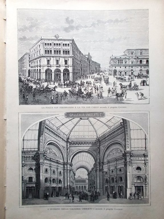 La Tribuna Illustrata 9 Novembre 1890 Berti Umberto Napoli Rione …