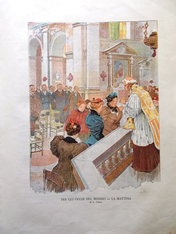 La Tribuna Illustrata Mensile Febbraio 1895 Ferrero Ratcliff di Mascagni …