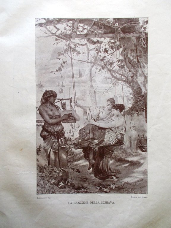 La Tribuna Illustrata Mensile Giugno 1896 Ernesto Rossi Zola Roma …