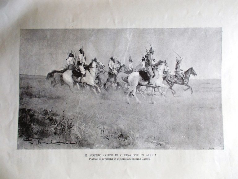 La Tribuna Illustrata Mensile Marzo 1896 Antonio Baldissera Africa Stead …