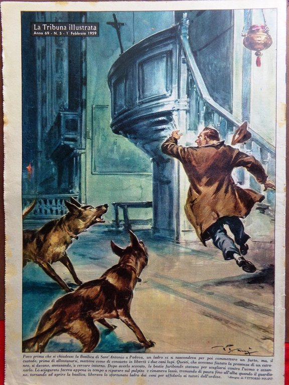 La Tribuna Italia Illustrata 1 Febbraio 1959 Cuba Sanremo Truffe …