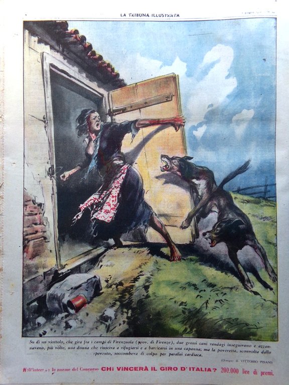 La Tribuna Italia Illustrata 1 Giugno 1947 Parlamento Siciliano Charlot …