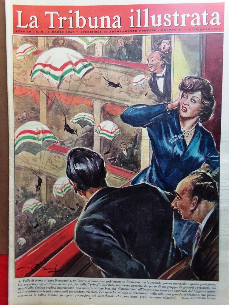 La Tribuna Italia Illustrata 1 Marzo 1959 Marilyn Film sul …