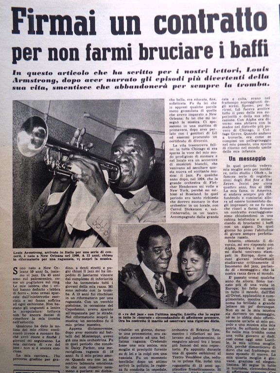 La Tribuna Italia Illustrata 10 Maggio 1959 Liedholm Armstrong Via …