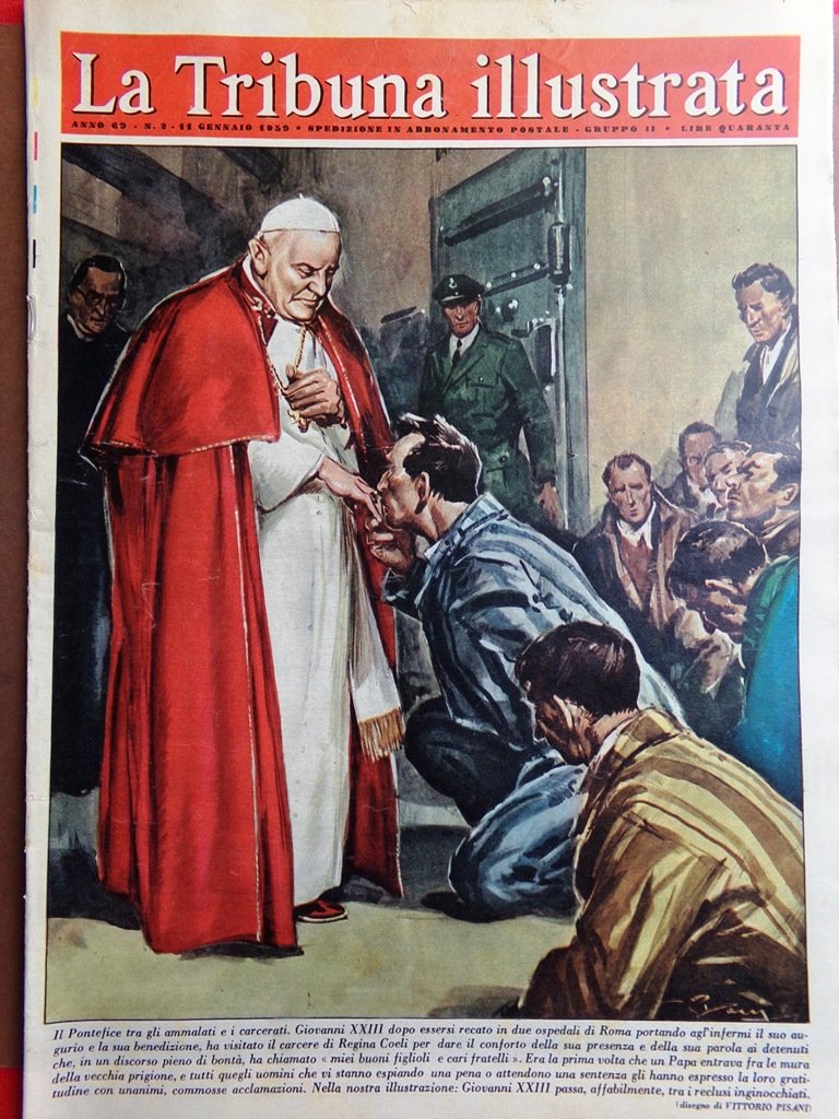 La Tribuna Italia Illustrata 11 Gennaio 1959 Attrici Giapponesi Fiumi …