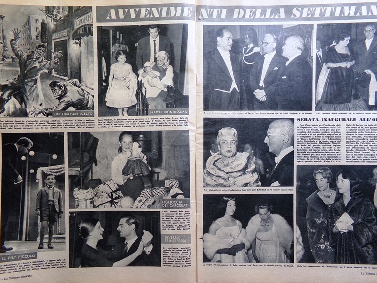 La Tribuna Italia Illustrata 11 Gennaio 1959 Attrici Giapponesi Fiumi …