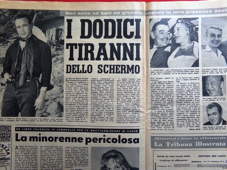 La Tribuna Italia Illustrata 11 Gennaio 1959 Attrici Giapponesi Fiumi …