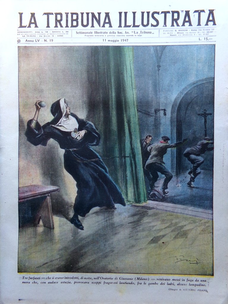 La Tribuna Italia Illustrata 11 Maggio 1947 Donne Arabe Velo …
