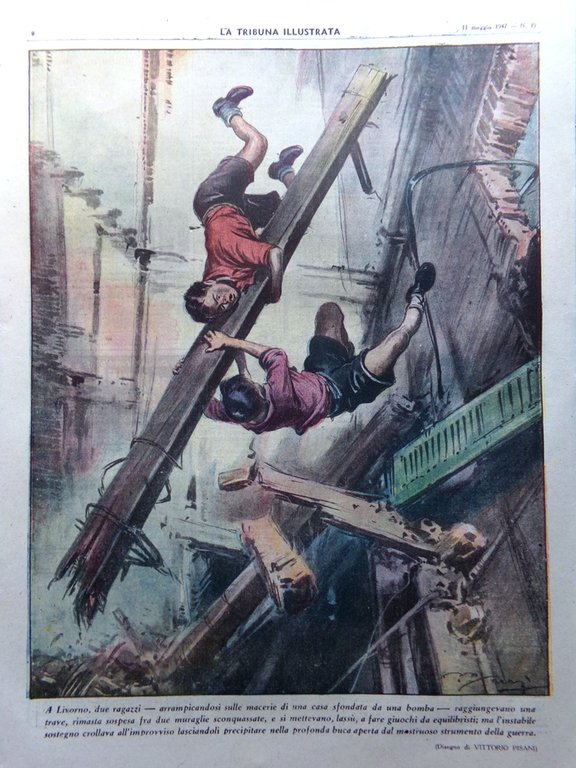 La Tribuna Italia Illustrata 11 Maggio 1947 Donne Arabe Velo …