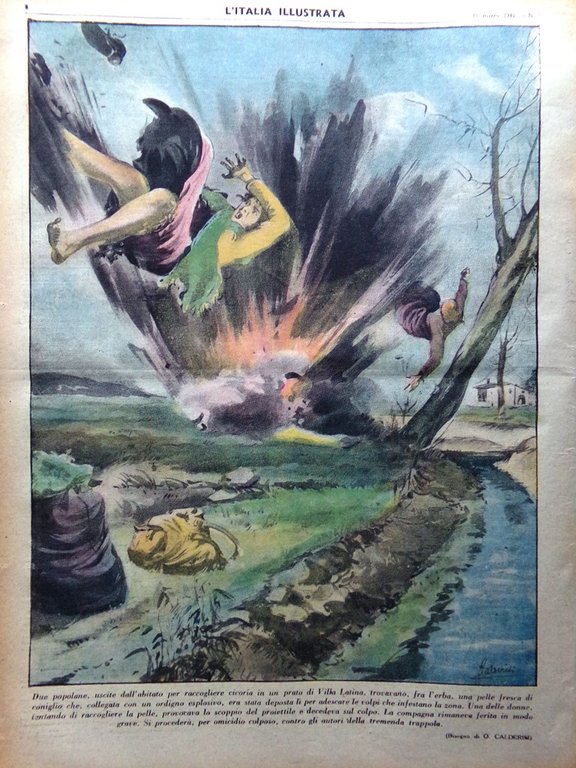 La Tribuna Italia Illustrata 11 Marzo 1945 WW2 Esercito Sovietico …
