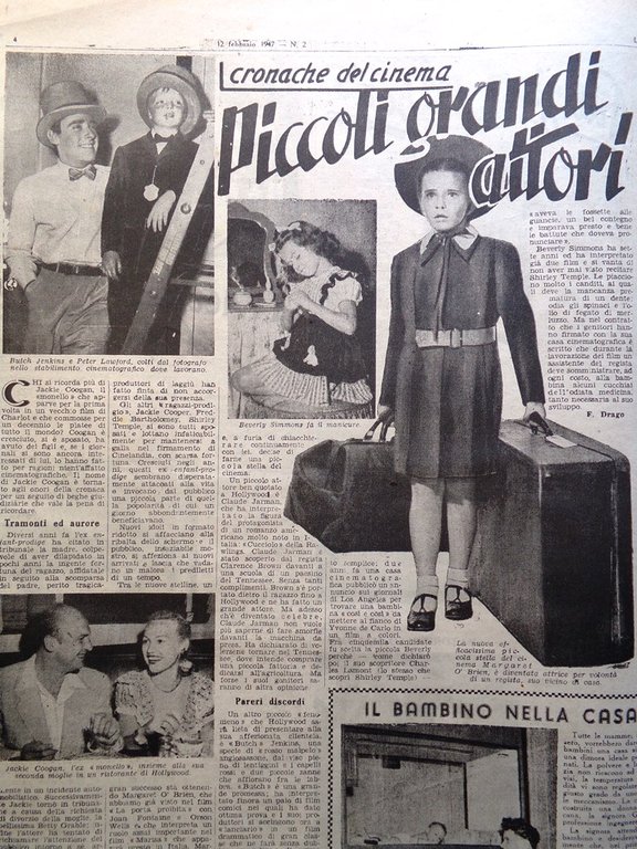 La Tribuna Italia Illustrata 12 Gennaio 1947 Giappone Viaggi Luna …