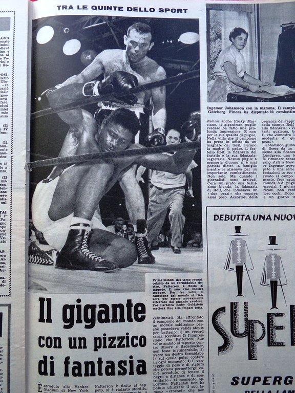 La Tribuna Italia Illustrata 12 Luglio 1959 Nozze Alberto Belgio …