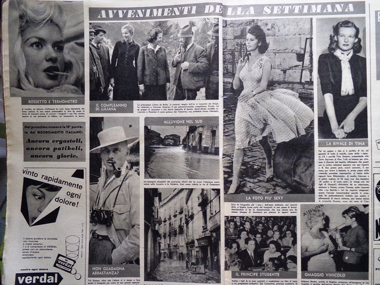 La Tribuna Italia Illustrata 13 Dicembre 1959 Novarro Scotland Yard …