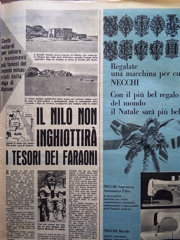 La Tribuna Italia Illustrata 13 Dicembre 1959 Novarro Scotland Yard …