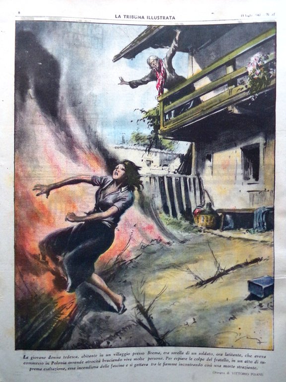 La Tribuna Italia Illustrata 13 Luglio 1947 Panigaglia Sinatra Menjou …