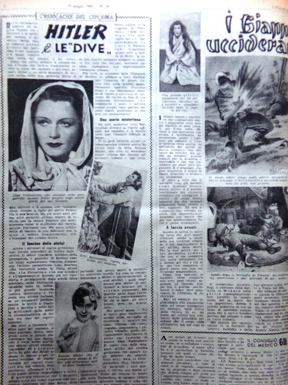 La Tribuna Italia Illustrata 13 Maggio 1945 WW2 Resa Germania …