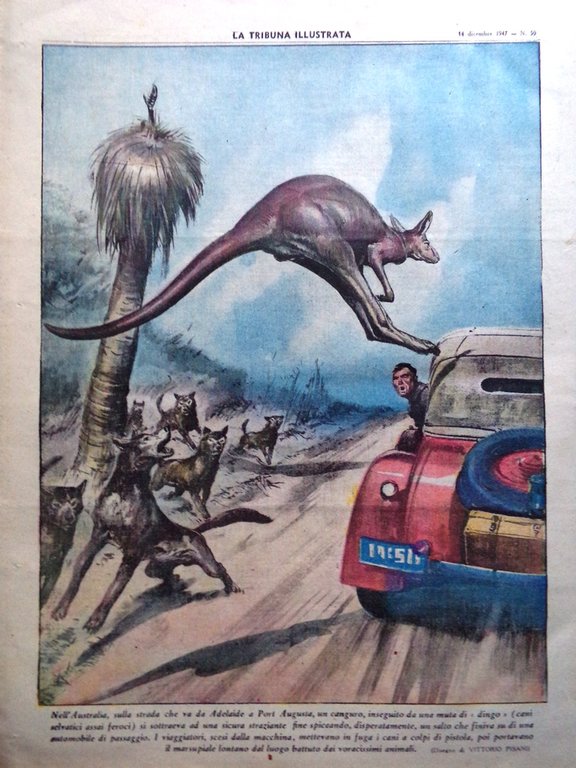 La Tribuna Italia Illustrata 14 Dicembre 1947 Indipendenza Birmania Sfingi …