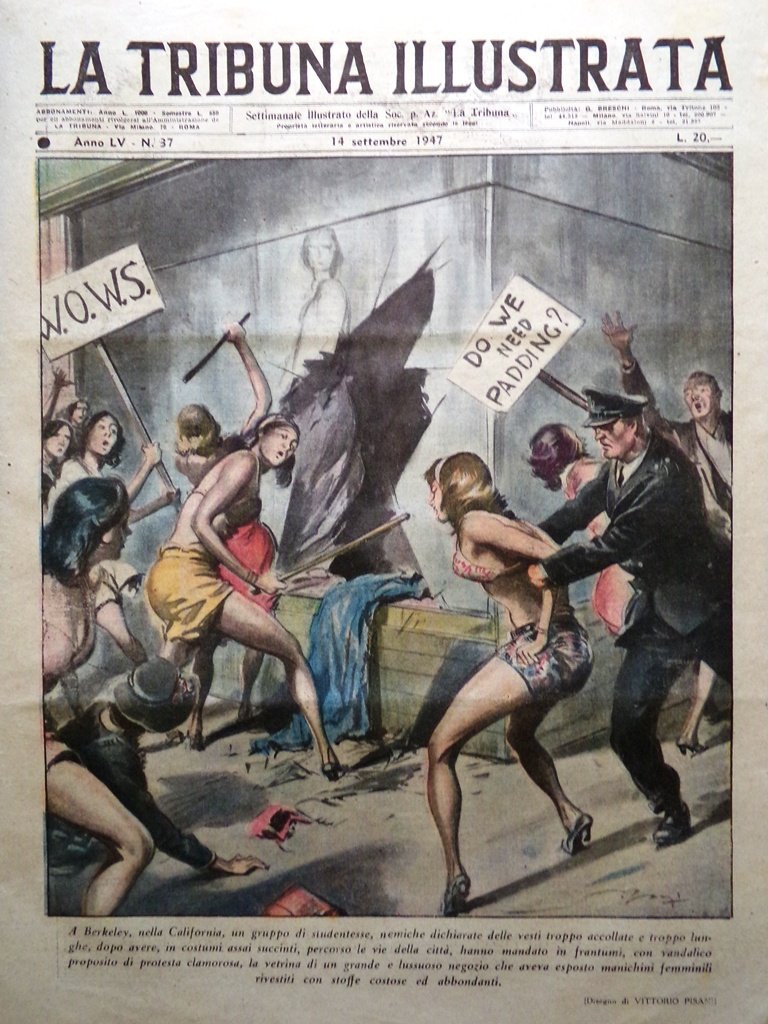 La Tribuna Italia Illustrata 14 Settembre 1947 Abd el-Krim Garbo …