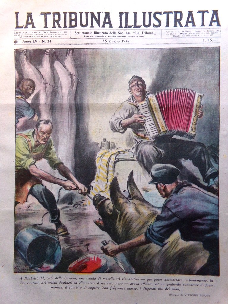 La Tribuna Italia Illustrata 15 Giugno 1947 Emigranti Argentina Medrad …
