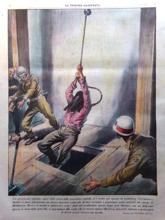 La Tribuna Italia Illustrata 15 Giugno 1947 Emigranti Argentina Medrad …