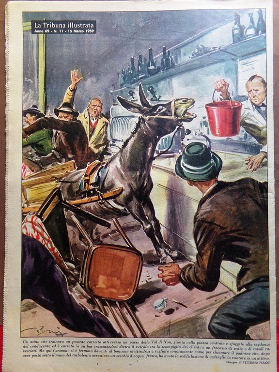 La Tribuna Italia Illustrata 15 Marzo 1959 Akihito Bardot Dante …