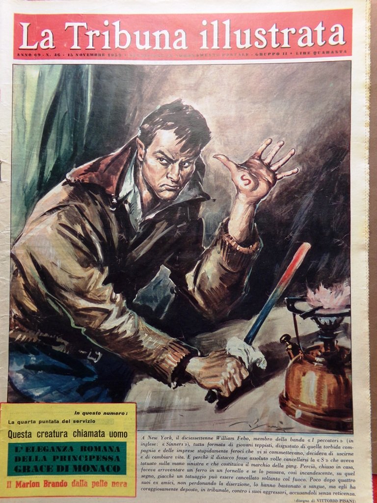 La Tribuna Italia Illustrata 15 Novembre 1959 Clan Sinatra Grace …