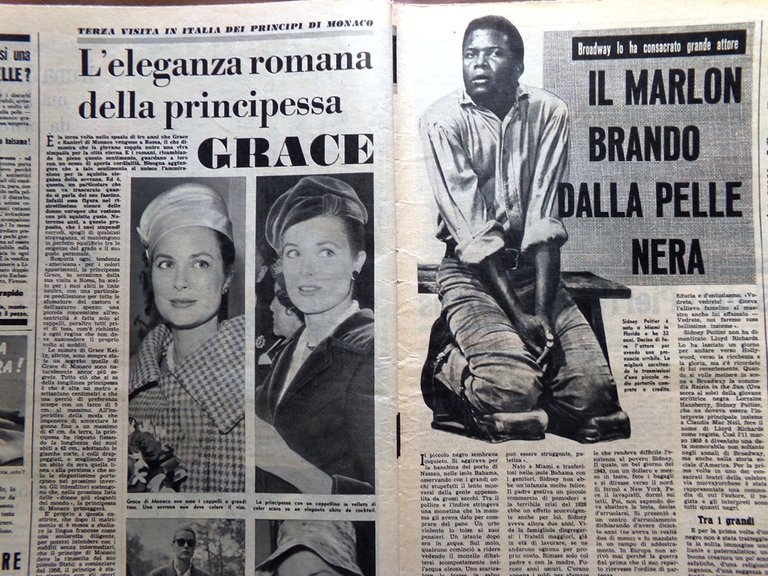 La Tribuna Italia Illustrata 15 Novembre 1959 Clan Sinatra Grace …