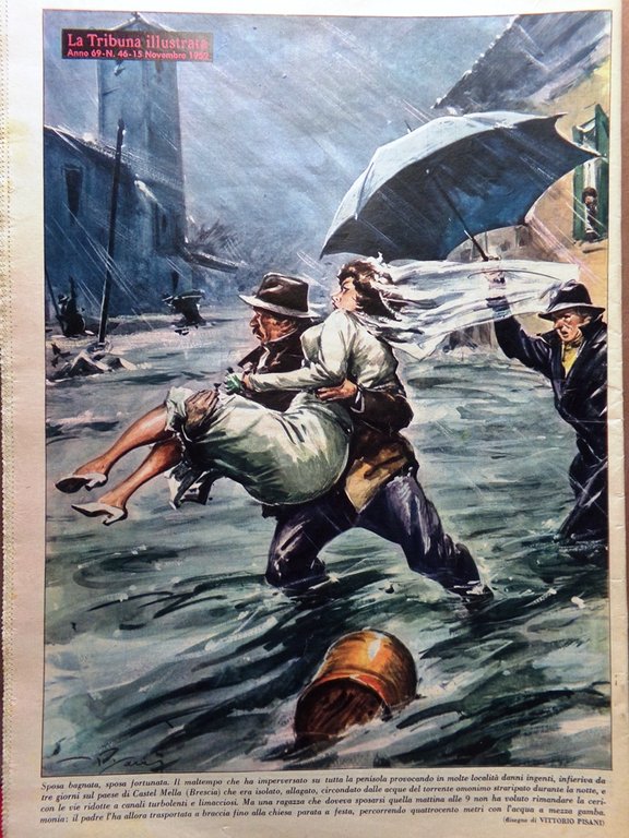 La Tribuna Italia Illustrata 15 Novembre 1959 Clan Sinatra Grace …