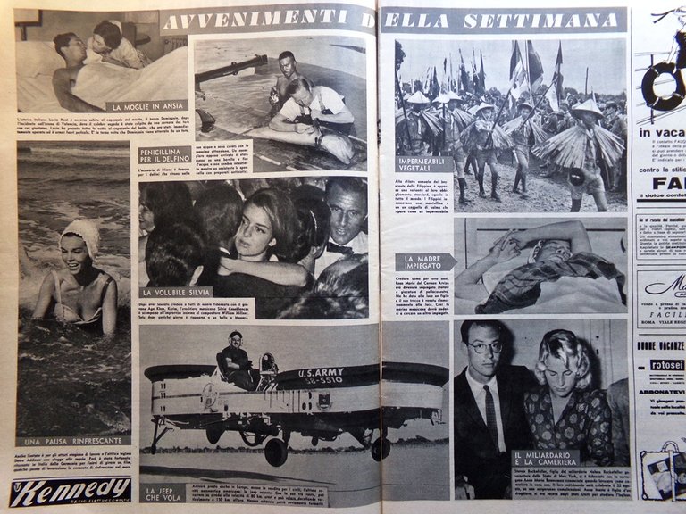 La Tribuna Italia Illustrata 16 Agosto 1959 Cristo Rosolini Balli …