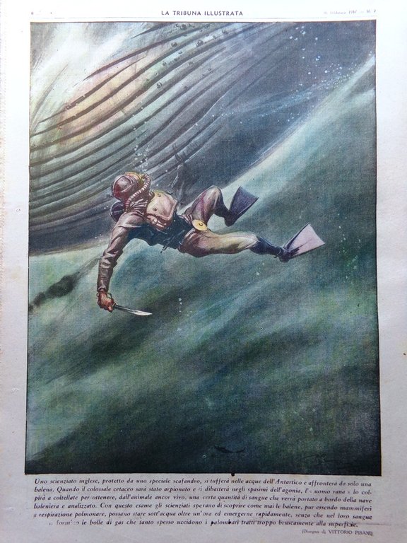 La Tribuna Italia Illustrata 16 Febbraio 1947 Esodo da Pola …