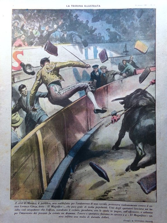 La Tribuna Italia Illustrata 16 Marzo 1947 Garbo Pin-Up Mazzini …