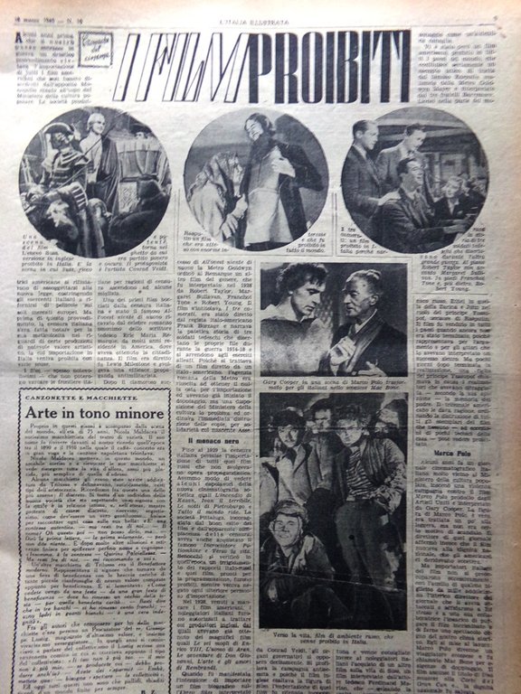 La Tribuna Italia Illustrata 18 Marzo 1945 WW2 America Croce …