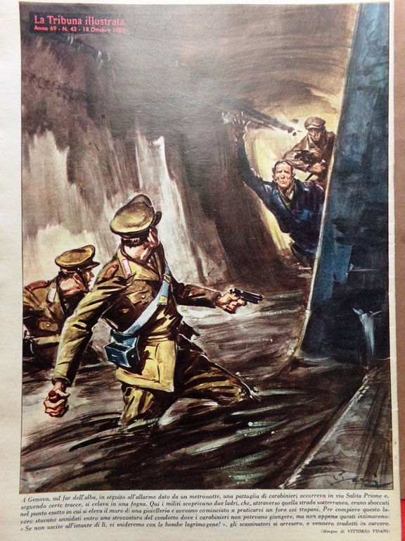 La Tribuna Italia Illustrata 18 Ottobre 1959 De Nicola Callas …