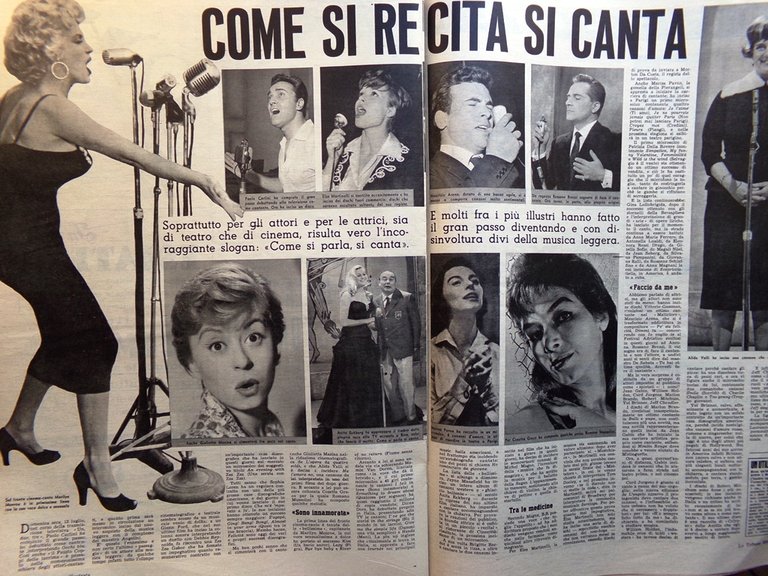 La Tribuna Italia Illustrata 2 Agosto 1959 Marilyn Grock Lascia …