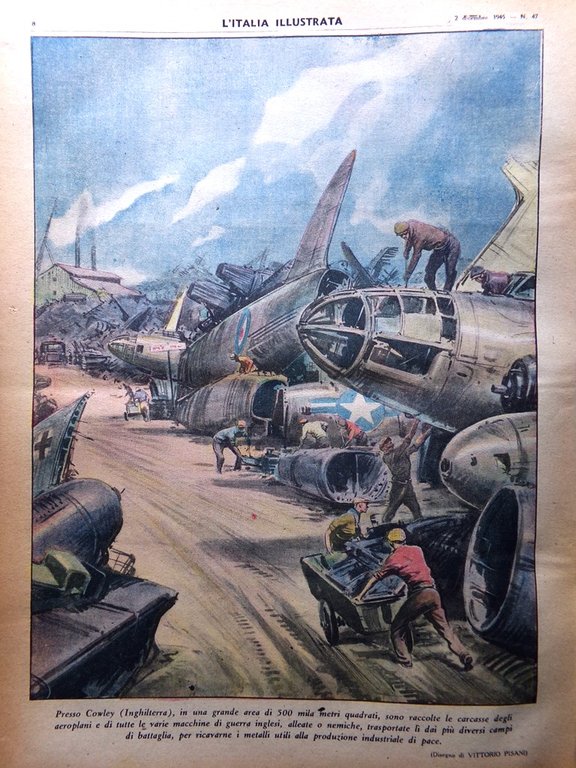 La Tribuna Italia Illustrata 2 Dicembre 1945 Era Atomica Uranio …