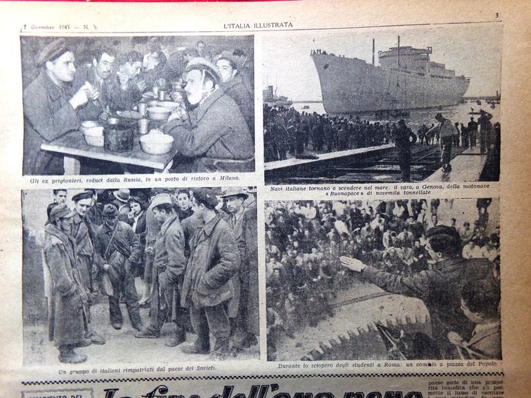 La Tribuna Italia Illustrata 2 Dicembre 1945 Era Atomica Uranio …