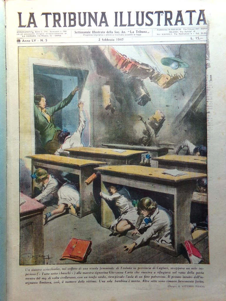 La Tribuna Italia Illustrata 2 Febbraio 1947 Ho Chi Minh …